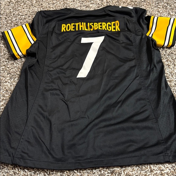 Kids NFL Nike number 7 Ben Roethlisberger Pittsburgh Steelers NFL Jerseys size L - Picture 5 of 5